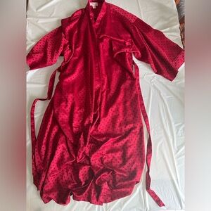 Red Polka Dots Sleep Robe